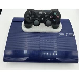 Azurite Blue Playstation 3 Super Slim 250 GB Console